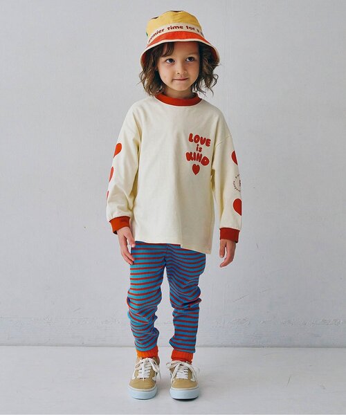 p.premier（ピードットプルミエ）の「イロチ買いしたいnobi－nobiストレッチレギパン_ジュニア対応（その他パンツ・キッズ・ブラック/アイボリー/サックスブルー/ブルー/グレー/オフホワイト/ブラウン/グリーン/ピンク/レッド/チャコール/マスタード/イエロー・80/90/100/110/120/130/140）」の14枚目の写真