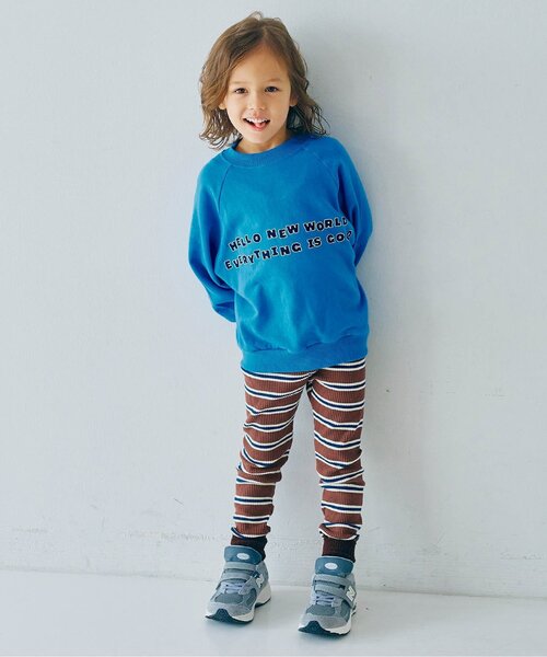 p.premier（ピードットプルミエ）の「イロチ買いしたいnobi－nobiストレッチレギパン_ジュニア対応（その他パンツ・キッズ・ブラック/アイボリー/サックスブルー/ブルー/グレー/オフホワイト/ブラウン/グリーン/ピンク/レッド/チャコール/マスタード/イエロー・80/90/100/110/120/130/140）」の17枚目の写真