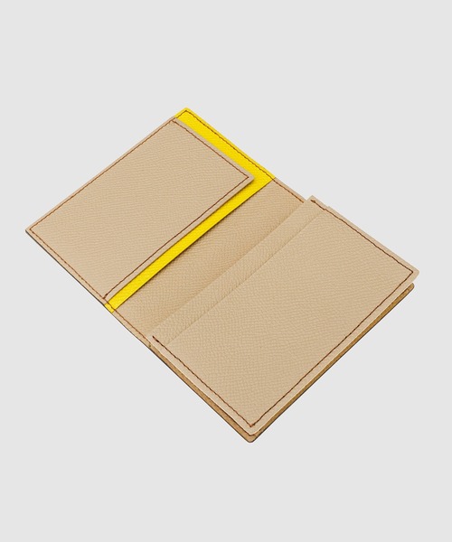 MARNI（マルニ）の「CALF LEATHER / カードケース（カードケース・メンズ・ブラック/イエロー系その他・ONE SIZE）」の8枚目の写真