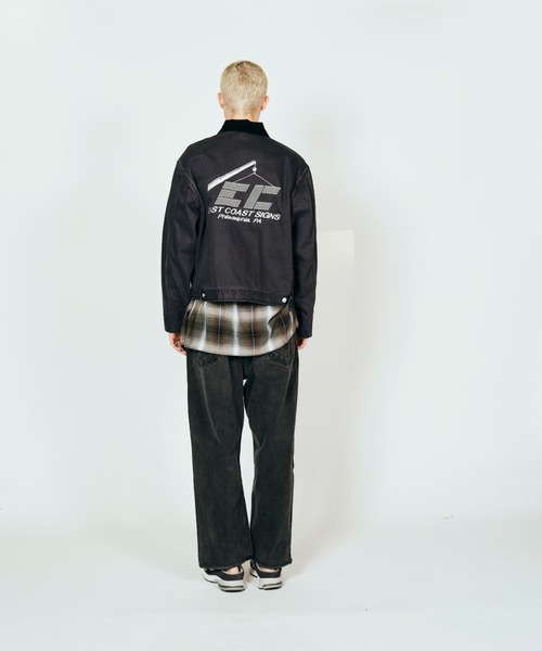 THRIFTY LOOK(スリフティールック)の「THRIFTY LOOK スリフティルック / CLOPPED EG JACKET(ブルゾン・メンズ・ワイン/ブラック/グレー・MEDIUM/SMALL/LARGE)」の5枚目の写真