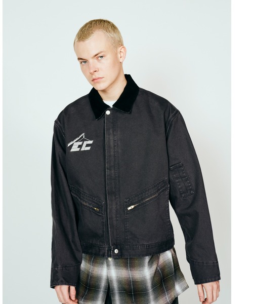 THRIFTY LOOK(スリフティールック)の「THRIFTY LOOK スリフティルック / CLOPPED EG JACKET(ブルゾン・メンズ・ワイン/ブラック/グレー・MEDIUM/SMALL/LARGE)」の6枚目の写真