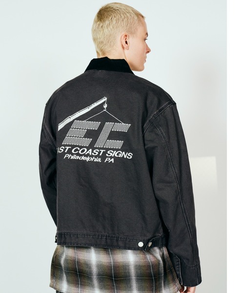 THRIFTY LOOK(スリフティールック)の「THRIFTY LOOK スリフティルック / CLOPPED EG JACKET(ブルゾン・メンズ・ワイン/ブラック/グレー・MEDIUM/SMALL/LARGE)」の7枚目の写真