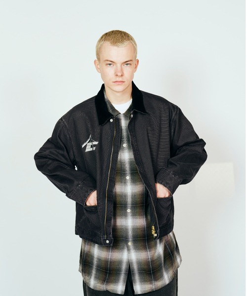 THRIFTY LOOK(スリフティールック)の「THRIFTY LOOK スリフティルック / CLOPPED EG JACKET(ブルゾン・メンズ・ワイン/ブラック/グレー・MEDIUM/SMALL/LARGE)」の8枚目の写真