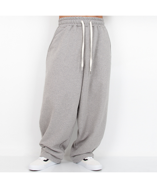 PACIENCIA(パシエンシア)の「ワイドバルーンパンツ(スウェットパンツ・メンズ・グレー/ブラック・XX-LARGE/X-LARGE/LARGE/MEDIUM)」の1枚目の写真