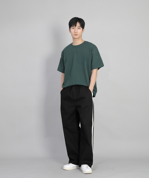 SAINTCREW(セントクルー)の「ホワイトPラインEXワイドパンツPLW-341ブラック(その他パンツ・メンズ・その他・MEDIUM/LARGE/X-LARGE)」の6枚目の写真