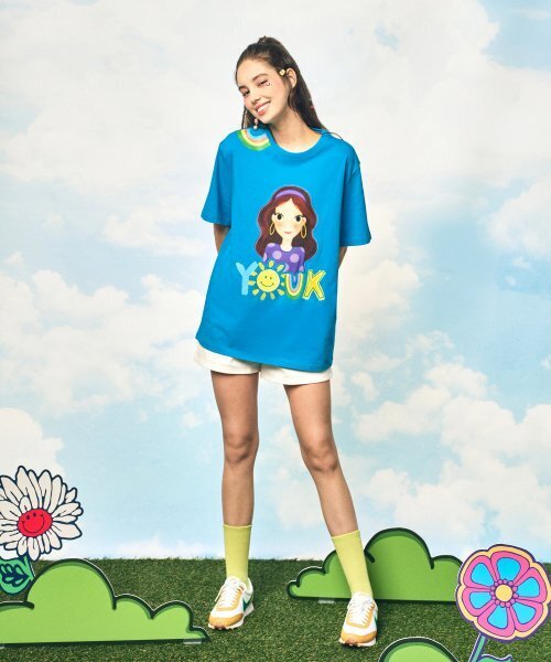 YOUK SHIM WON(ユクシムウォン)の「スマイルTシャツ F ルナ(Tシャツ/カットソー・レディース・その他・FREE)」の4枚目の写真