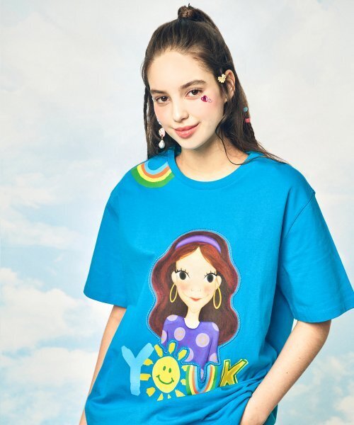 YOUK SHIM WON(ユクシムウォン)の「スマイルTシャツ F ルナ(Tシャツ/カットソー・レディース・その他・FREE)」の7枚目の写真