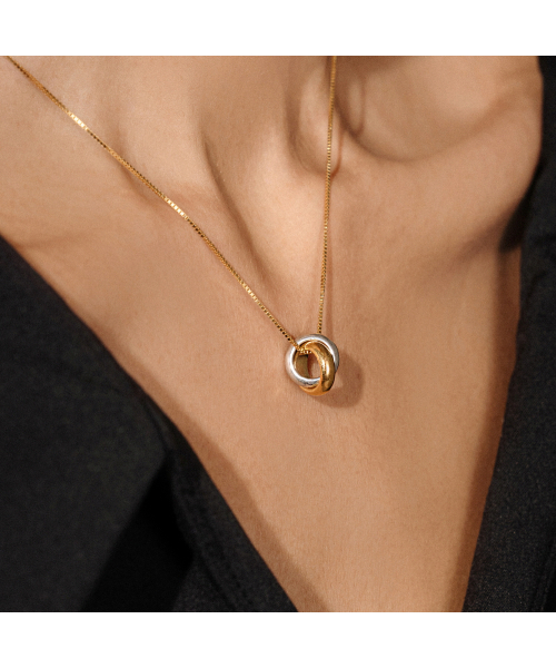 Dual Tone Bliss Necklace [Bold]