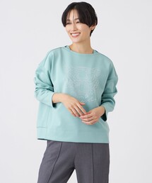 【ウォッシャブル】ホットフィットダンボールニットプルオーバー