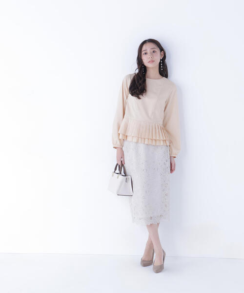 ◇プリーツヘムブラウス（シャツ/ブラウス）｜NATURAL BEAUTY BASIC