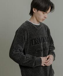 『洗濯可』モールロゴグラフィックニット