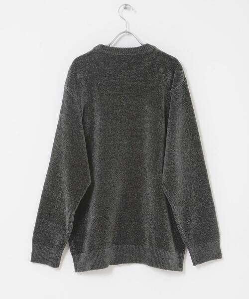 SENSE OF PLACE by URBAN RESEARCH(センスオブプレイスバイアーバンリサーチ)の「『洗濯可』モールロゴグラフィックニット(ニット/セーター・メンズ・ライトベージュ/グリーン/チャコールグレー・MEDIUM/LARGE)」の17枚目の写真