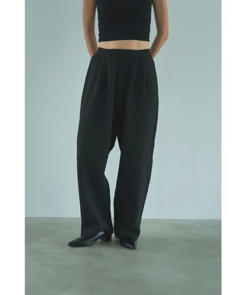 marjour(マージュール)の「RELAXED TAPERED KNIT PANTS(その他パンツ・レディース・ブラウン/ブラック・M)」の12枚目の写真