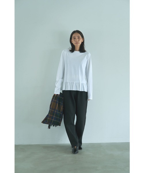 marjour(マージュール)の「RELAXED TAPERED KNIT PANTS(その他パンツ・レディース・ブラウン/ブラック・M)」の13枚目の写真