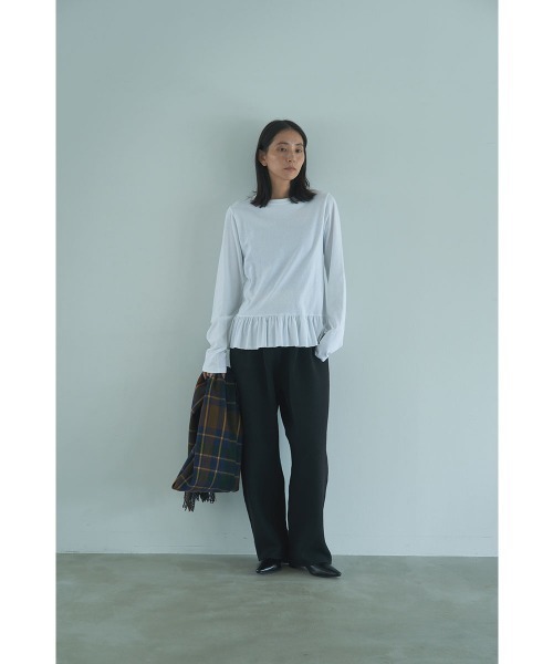 marjour(マージュール)の「RELAXED TAPERED KNIT PANTS(その他パンツ・レディース・ブラウン/ブラック・M)」の14枚目の写真