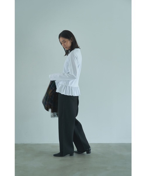 marjour(マージュール)の「RELAXED TAPERED KNIT PANTS(その他パンツ・レディース・ブラウン/ブラック・M)」の17枚目の写真