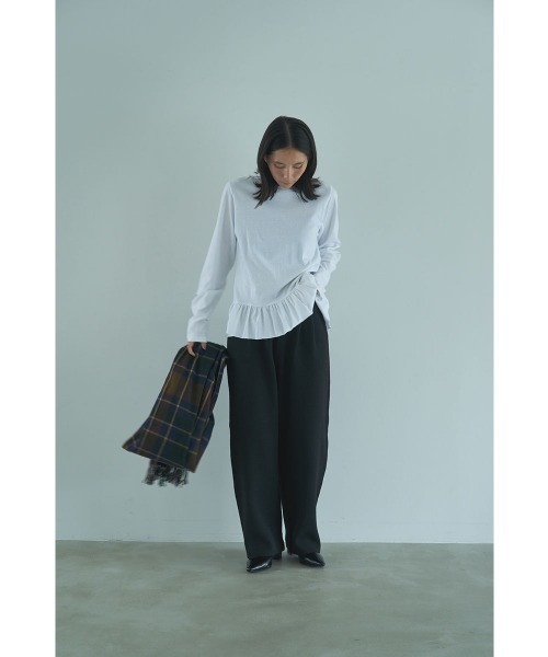 marjour(マージュール)の「RELAXED TAPERED KNIT PANTS(その他パンツ・レディース・ブラウン/ブラック・M)」の18枚目の写真