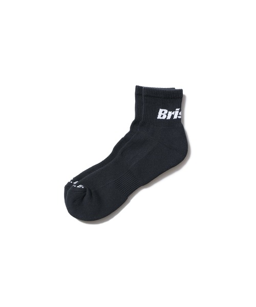 F.C.Real Bristol（エフシーレアルブリストル）の「AUTHENTIC LOGO SHORT SOCKS（ソックス/靴下・メンズ・ブラック/ホワイト/ライトブルー・MEDIUM/LARGE）」の3枚目の写真