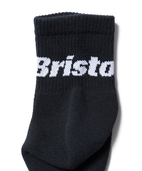F.C.Real Bristol（エフシーレアルブリストル）の「AUTHENTIC LOGO SHORT SOCKS（ソックス/靴下・メンズ・ブラック/ホワイト/ライトブルー・MEDIUM/LARGE）」の5枚目の写真