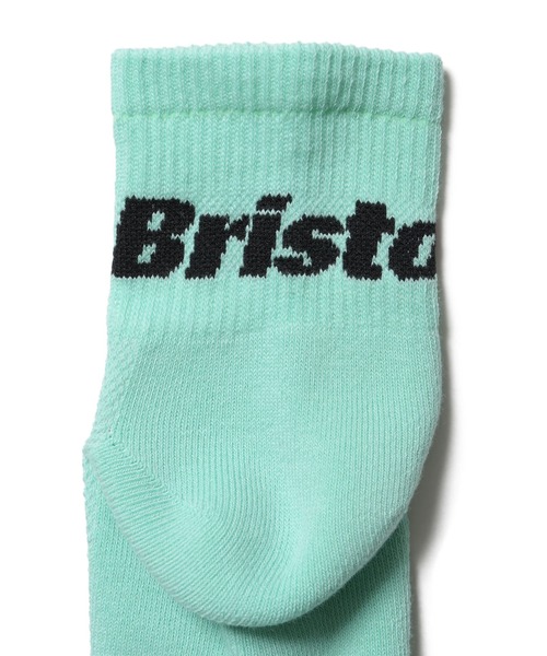 F.C.Real Bristol（エフシーレアルブリストル）の「AUTHENTIC LOGO SHORT SOCKS（ソックス/靴下・メンズ・ブラック/ホワイト/ライトブルー・MEDIUM/LARGE）」の6枚目の写真
