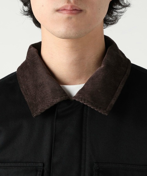 Dickies(ディッキーズ)の「Dickies/ディッキーズ アイゼンハワー ダウンジャケット/コーデュロイジャケット/アウター(ダウンジャケット/コート・メンズ・ブラック/ベージュ・MEDIUM/LARGE/X-LARGE)」の7枚目の写真