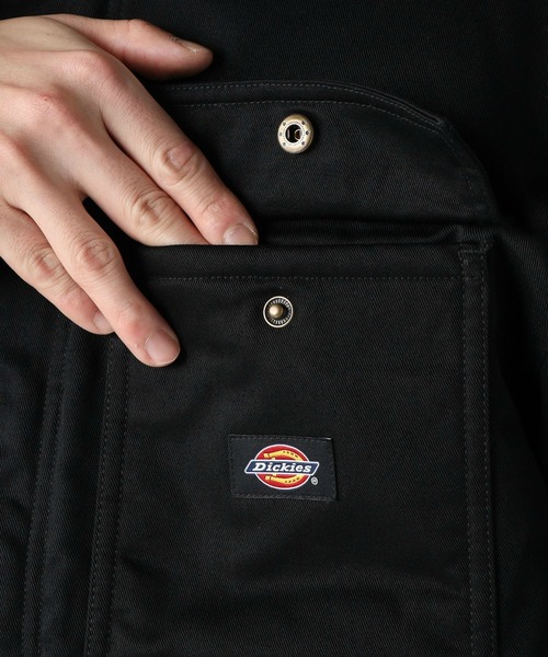 Dickies(ディッキーズ)の「Dickies/ディッキーズ アイゼンハワー ダウンジャケット/コーデュロイジャケット/アウター(ダウンジャケット/コート・メンズ・ブラック/ベージュ・MEDIUM/LARGE/X-LARGE)」の9枚目の写真