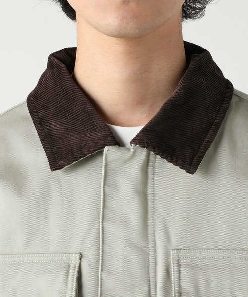 Dickies(ディッキーズ)の「Dickies/ディッキーズ アイゼンハワー ダウンジャケット/コーデュロイジャケット/アウター(ダウンジャケット/コート・メンズ・ブラック/ベージュ・MEDIUM/LARGE/X-LARGE)」の17枚目の写真