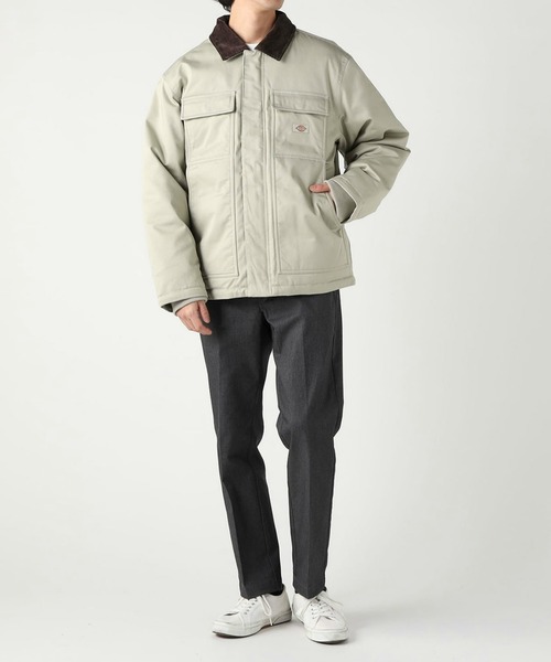 Dickies(ディッキーズ)の「Dickies/ディッキーズ アイゼンハワー ダウンジャケット/コーデュロイジャケット/アウター(ダウンジャケット/コート・メンズ・ブラック/ベージュ・MEDIUM/LARGE/X-LARGE)」の21枚目の写真