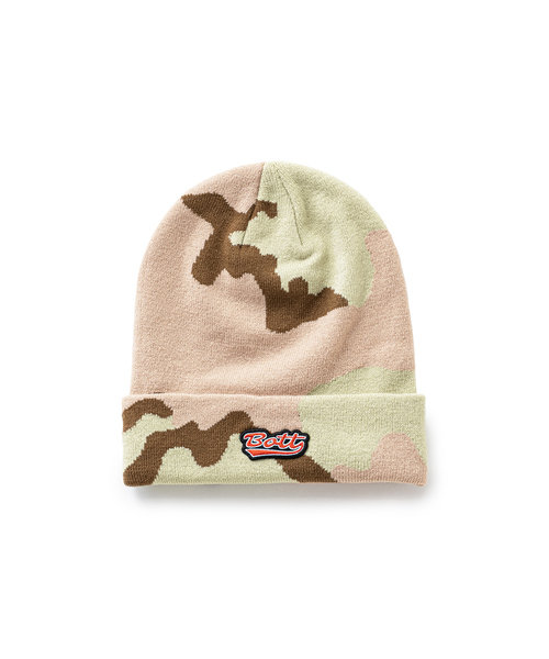 BOTT(ボット)の「BoTT / ボット Mini Script Logo Beanie(ニットキャップ/ビーニー・メンズ・チャコールグレー/カーキ・FREE)」の2枚目の写真