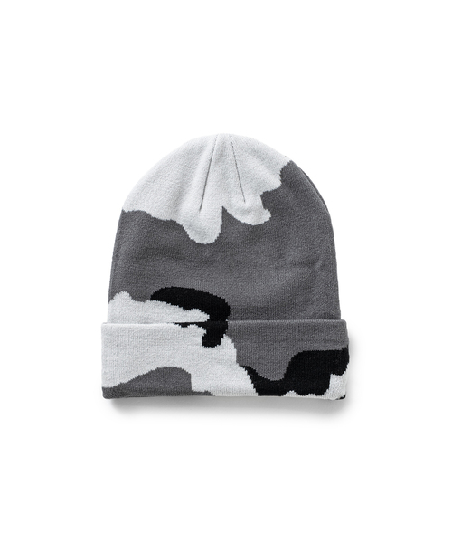 BOTT(ボット)の「BoTT / ボット Mini Script Logo Beanie(ニットキャップ/ビーニー・メンズ・チャコールグレー/カーキ・FREE)」の3枚目の写真