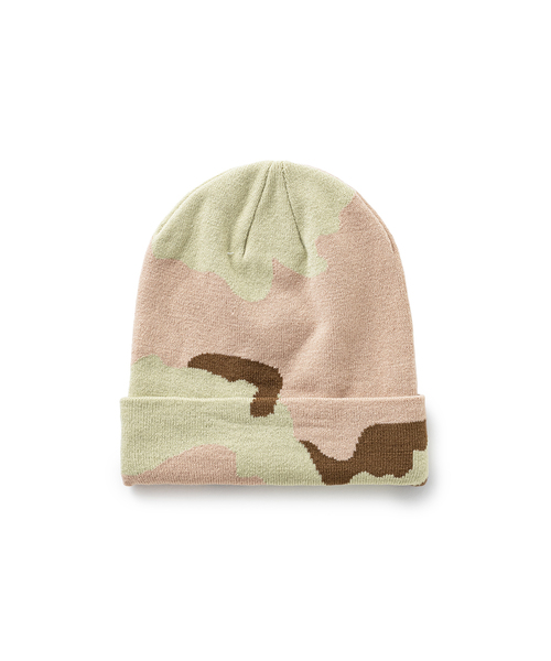 BOTT(ボット)の「BoTT / ボット Mini Script Logo Beanie(ニットキャップ/ビーニー・メンズ・チャコールグレー/カーキ・FREE)」の4枚目の写真