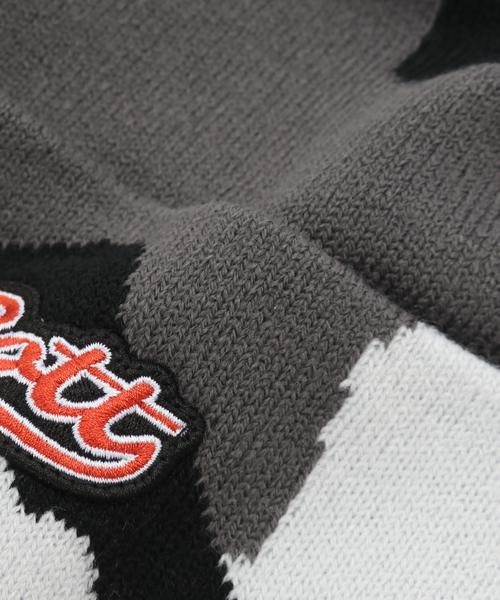 BOTT(ボット)の「BoTT / ボット Mini Script Logo Beanie(ニットキャップ/ビーニー・メンズ・チャコールグレー/カーキ・FREE)」の5枚目の写真