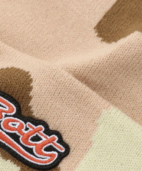 BOTT(ボット)の「BoTT / ボット Mini Script Logo Beanie(ニットキャップ/ビーニー・メンズ・チャコールグレー/カーキ・FREE)」の6枚目の写真