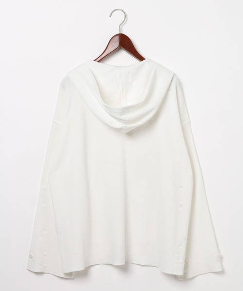 niko and...（ニコアンド）の「[MODE NORM CORE] ワッフルメキシカンパーカー（パーカー・レディース・ネイビー/ナチュラル/オフホワイト・FREE）」の22枚目の写真