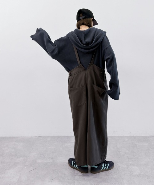 niko and...（ニコアンド）の「[MODE NORM CORE] ワッフルメキシカンパーカー（パーカー・レディース・ネイビー/ナチュラル/オフホワイト・FREE）」の15枚目の写真