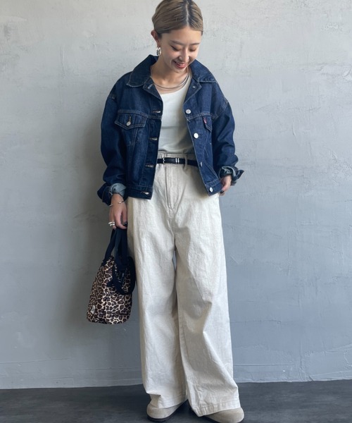 LEVI'S/リーバイス] SHRUNKEN 90'S ショート丈トラッカーデニム