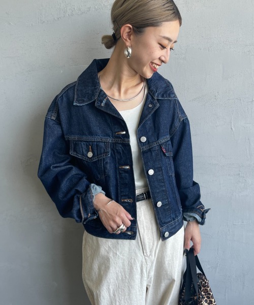 超希少 94年 38 リーバイス デトロイトジャケット Talonジップ 短丈 LEVI'S/リーバイス] SHRUNKEN 90'S ショート丈トラッカーデニム