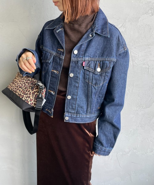 LEVI'S/リーバイス] SHRUNKEN 90'S ショート丈トラッカーデニム