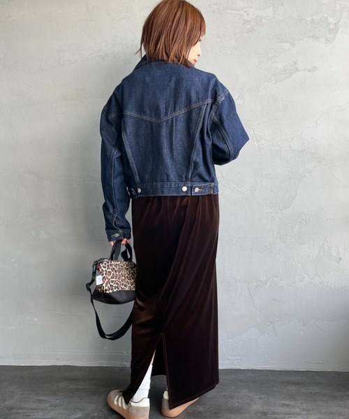 Levi's（リーバイス）の「[LEVI’S/リーバイス] SHRUNKEN 90'S ショート丈トラッカーデニムジャケット（デニムジャケット・レディース・インディゴブルー・S）」の21枚目の写真