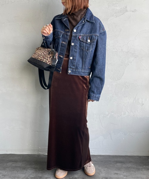 LEVI'S/リーバイス] SHRUNKEN 90'S ショート丈トラッカーデニム