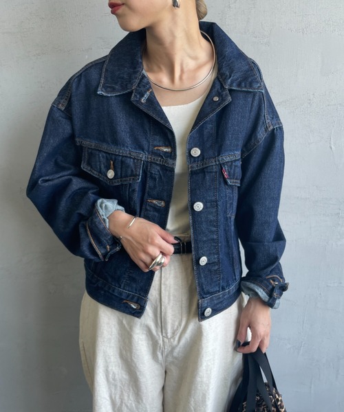 LEVI'S/リーバイス] SHRUNKEN 90'S ショート丈トラッカーデニム
