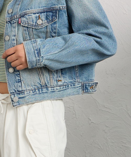 LEVI'S/リーバイス] SHRUNKEN 90'S ショート丈トラッカーデニム