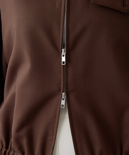 Whim Gazette(ウィムガゼット)の「平織りジップブルゾン(ブルゾン・レディース・ブラウン・FREE)」の20枚目の写真
