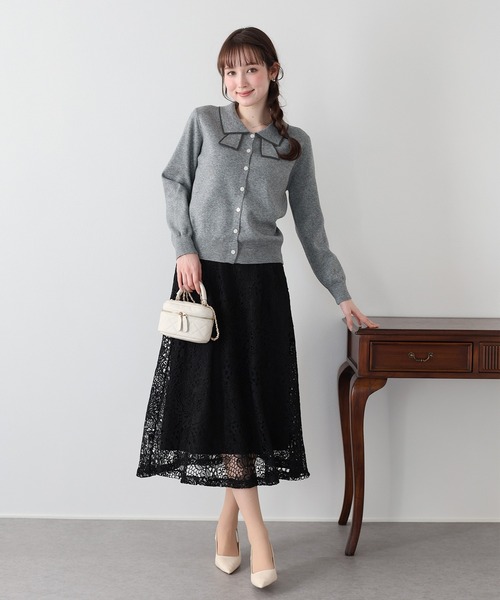 バイカラーリボンニット（ニット/セーター）｜BLUEEAST（ブルー