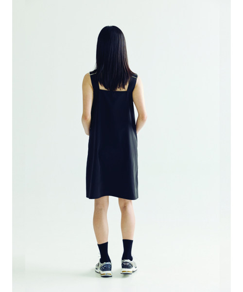 BOMNAL BOUTIQUE(ボムナルブティック)の「サスペンダーミディワンピース _ ブラック(ワンピース・レディース・その他・FREE)」の4枚目の写真