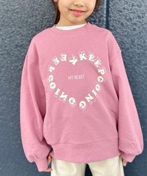 Right-on（ライトオン）の「【VIVIAN BLUE】プリント プルオーバー (キッズ / ポップ / お出かけ /デイリーユース)（スウェット）」