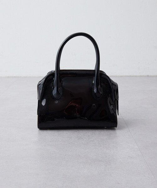 Whim Gazette（ウィムガゼット）の「【Hoaw.】PVCボストンバッグ S（ボストンバッグ・レディース・ブラック・FREE）」の6枚目の写真