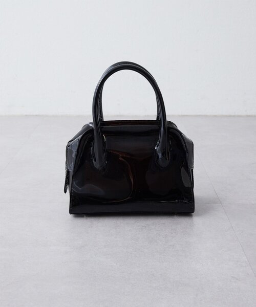 Whim Gazette（ウィムガゼット）の「【Hoaw.】PVCボストンバッグ S（ボストンバッグ・レディース・ブラック・FREE）」の8枚目の写真