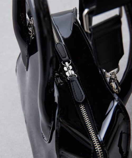 Whim Gazette（ウィムガゼット）の「【Hoaw.】PVCボストンバッグ S（ボストンバッグ・レディース・ブラック・FREE）」の16枚目の写真