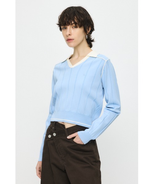セール】BI COLOR KNIT ポロ（ポロシャツ）｜MOUSSY（マウジー）の